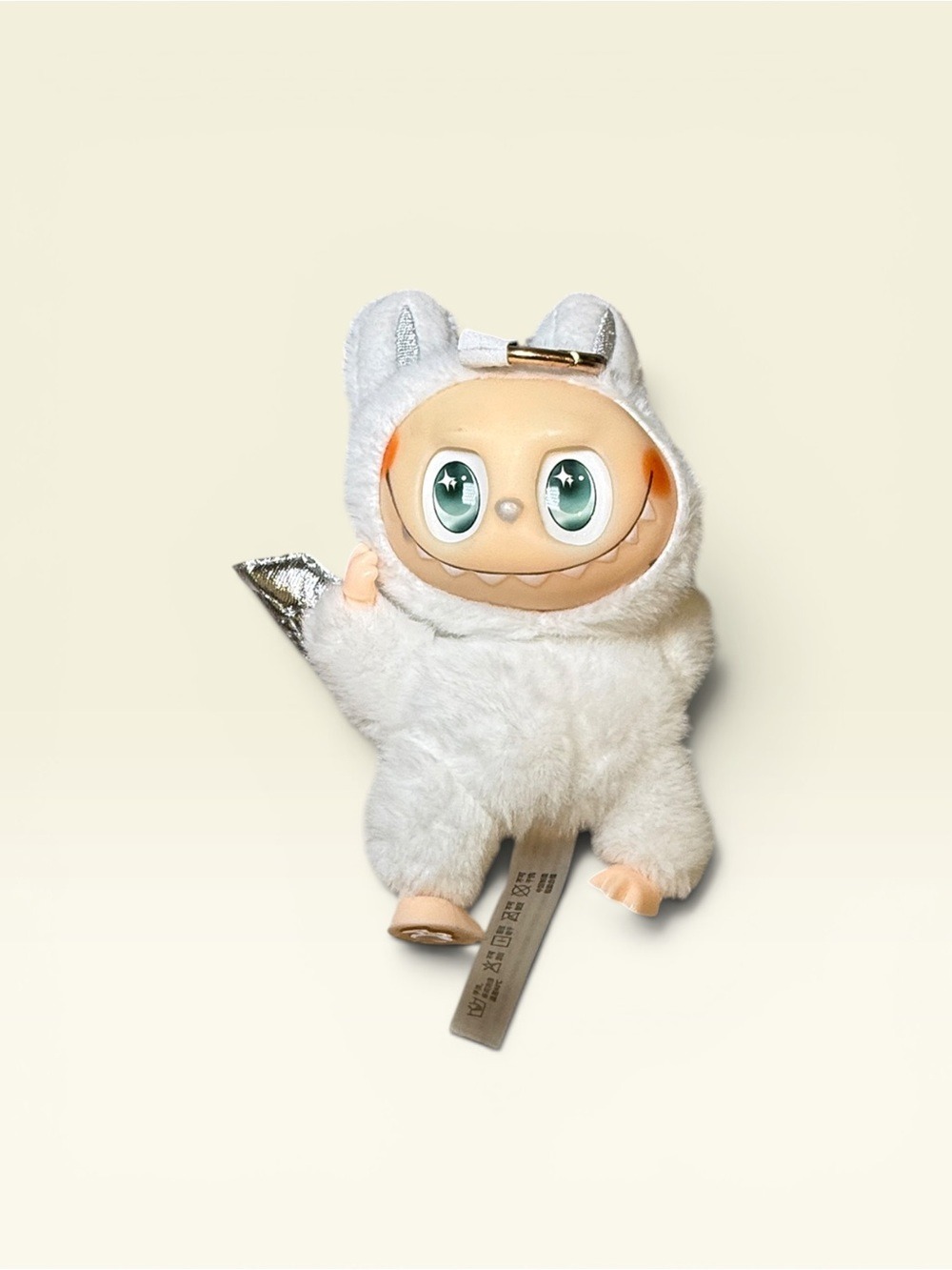 Angel Dragon White Plush Monster Keychain Pendant Custom